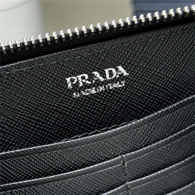 Prada Saffiano leather belt bag Black 2VH156