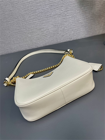 Prada Re-Edition Smooth Leather mini-bag White 1BC204