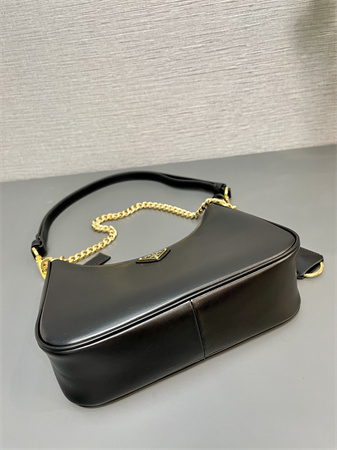 Prada Re-Edition Smooth Leather mini-bag Black 1BC204