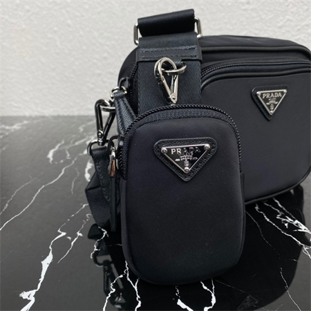 Prada Re-Nylon  shoulder bag Black 1BH153