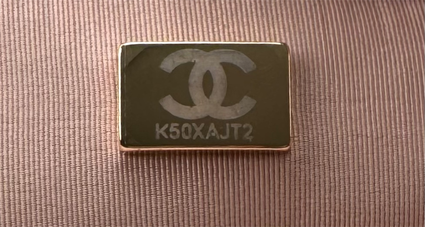 Large Chanel 19 Bag Tweed Gold Tone Multicolor AS1161