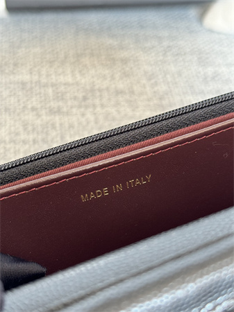 Chanel Wallet On Chain Grained Calfskin Gold Tone Metal Black AP0250