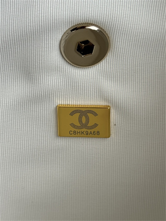 Chanel Duma Backpack Grained Calfskin Gold Tone Metal White AS3618