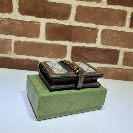 Gu.cci Jackie 1961 Card Case Wallet GG Supreme Canvas 645536