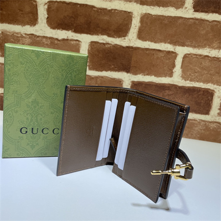 Gu.cci Jackie 1961 Card Case Wallet GG Supreme Canvas 645536