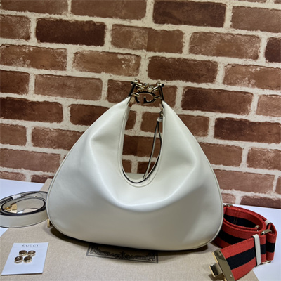 Gucci Attache large shoulder bag Leather White 702823