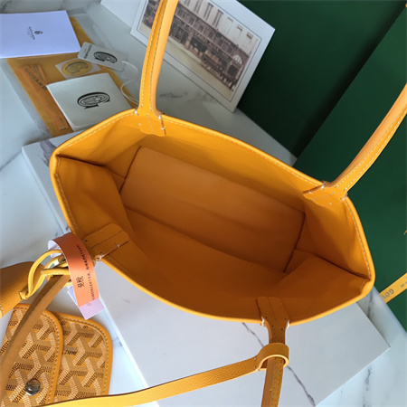 Goyard Anjou Mini Bag Chevroches Calfskin & Goyardine Canvas