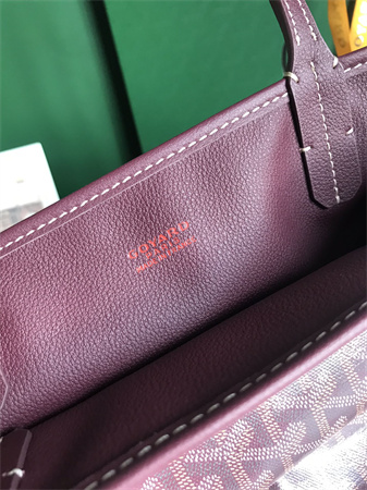 Goyard Anjou Mini Bag Chevroches Calfskin & Goyardine Canvas