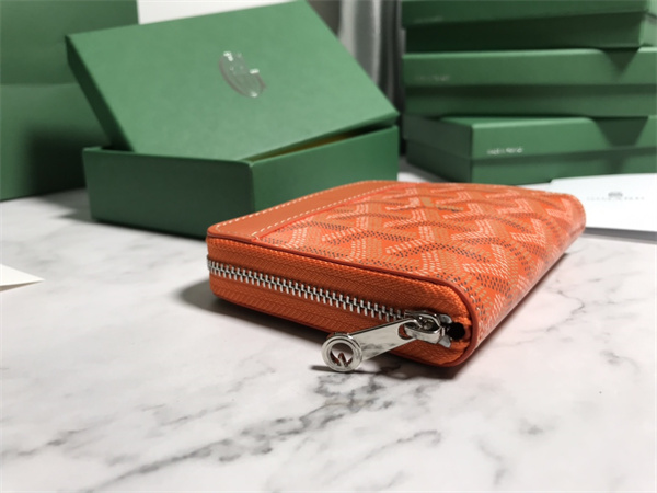 Goyard Matignon PM Wallet Goyardine Canvas & Vauzelles Calfskin