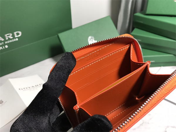 Goyard Matignon PM Wallet Goyardine Canvas & Vauzelles Calfskin