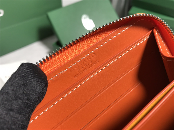 Goyard Matignon PM Wallet Goyardine Canvas & Vauzelles Calfskin