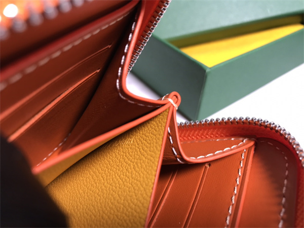 Goyard Matignon PM Wallet Goyardine Canvas & Vauzelles Calfskin