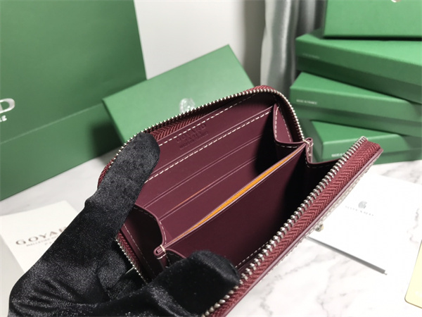 Goyard Matignon PM Wallet Goyardine Canvas & Vauzelles Calfskin