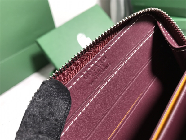 Goyard Matignon PM Wallet Goyardine Canvas & Vauzelles Calfskin