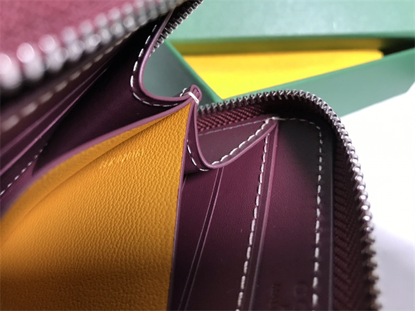 Goyard Matignon PM Wallet Goyardine Canvas & Vauzelles Calfskin