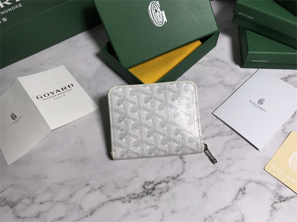 Goyard Matignon PM Wallet Goyardine Canvas & Vauzelles Calfskin