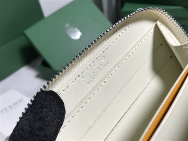 Goyard Matignon PM Wallet Goyardine Canvas & Vauzelles Calfskin