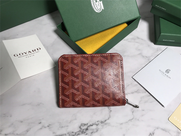 Goyard Matignon PM Wallet Goyardine Canvas & Vauzelles Calfskin