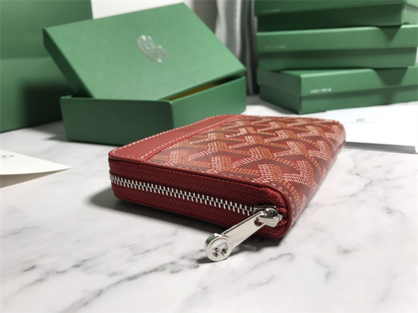 Goyard Matignon PM Wallet Goyardine Canvas & Vauzelles Calfskin