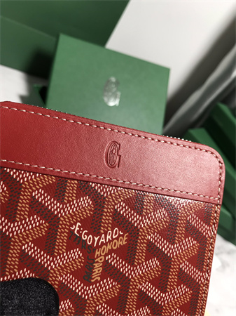 Goyard Matignon PM Wallet Goyardine Canvas & Vauzelles Calfskin