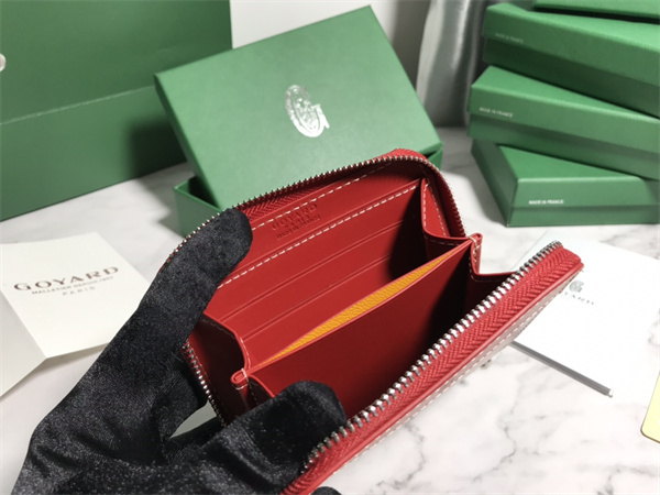 Goyard Matignon PM Wallet Goyardine Canvas & Vauzelles Calfskin
