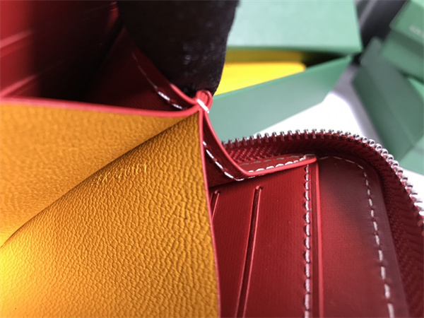 Goyard Matignon PM Wallet Goyardine Canvas & Vauzelles Calfskin