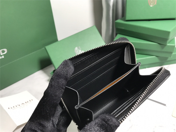 Goyard Matignon PM Wallet Goyardine Canvas & Vauzelles Calfskin