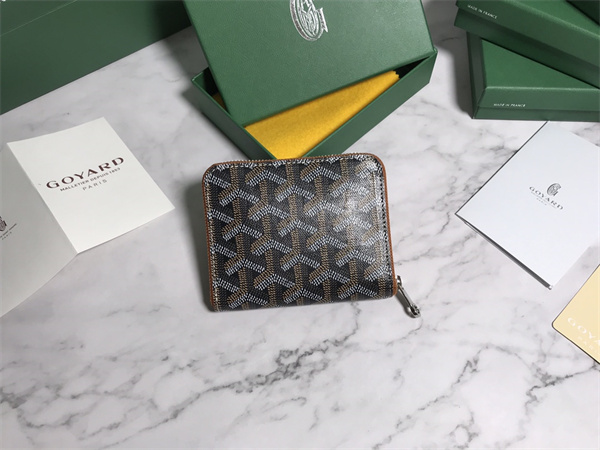 Goyard Matignon PM Wallet Goyardine Canvas & Vauzelles Calfskin