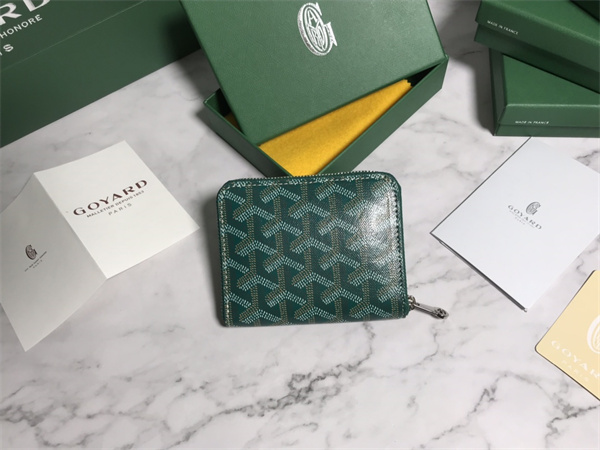 Goyard Matignon PM Wallet Goyardine Canvas & Vauzelles Calfskin