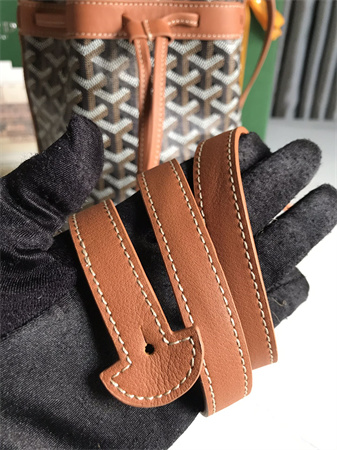 Goyard Petit Flot Bucket Bag Goyardine Canvas & Chevroches Calfskin