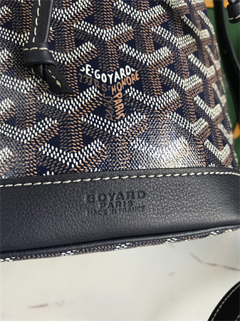 Goyard Petit Flot Bucket Bag Goyardine Canvas & Chevroches Calfskin