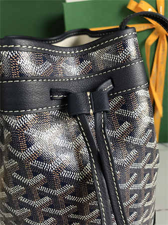 Goyard Petit Flot Bucket Bag Goyardine Canvas & Chevroches Calfskin