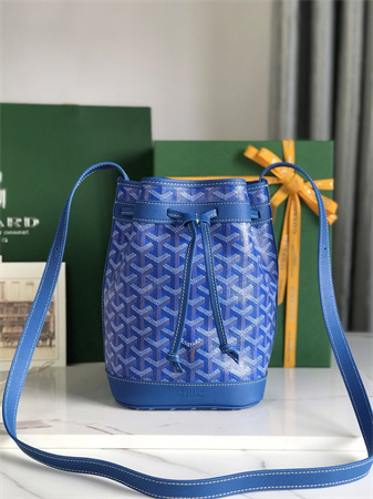 Goyard Petit Flot Bucket Bag Goyardine Canvas & Chevroches Calfskin