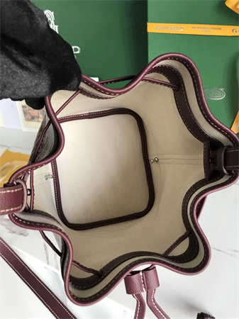 Goyard Petit Flot Bucket Bag Goyardine Canvas & Chevroches Calfskin