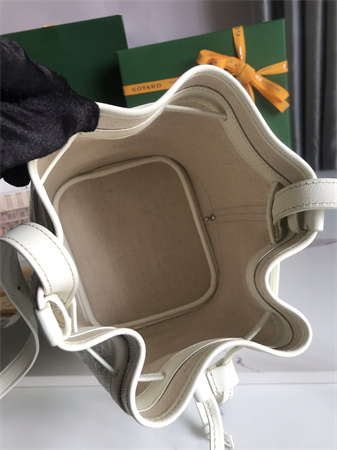 Goyard Petit Flot Bucket Bag Goyardine Canvas & Chevroches Calfskin