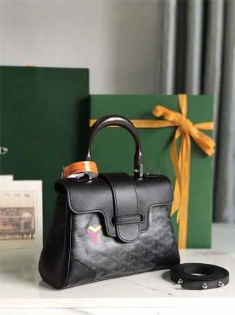 Goyard Saigon Souple Mini Bag Goyardine Canvas & Chevroches Calfskin