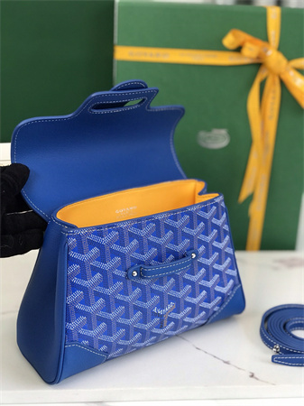 Goyard Saigon Souple Mini Bag Goyardine Canvas & Chevroches Calfskin