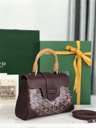 Goyard Saigon Souple Mini Bag Goyardine Canvas & Chevroches Calfskin