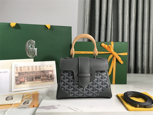 Goyard Saigon Souple Mini Bag Goyardine Canvas & Chevroches Calfskin