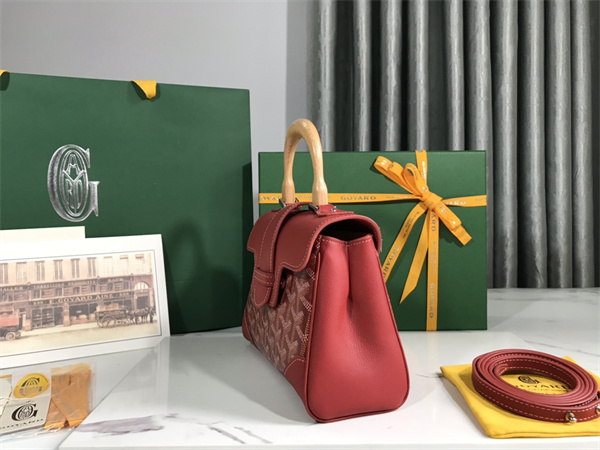 Goyard Saigon Souple Mini Bag Goyardine Canvas & Chevroches Calfskin