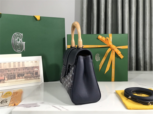 Goyard Saigon Souple Mini Bag Goyardine Canvas & Chevroches Calfskin