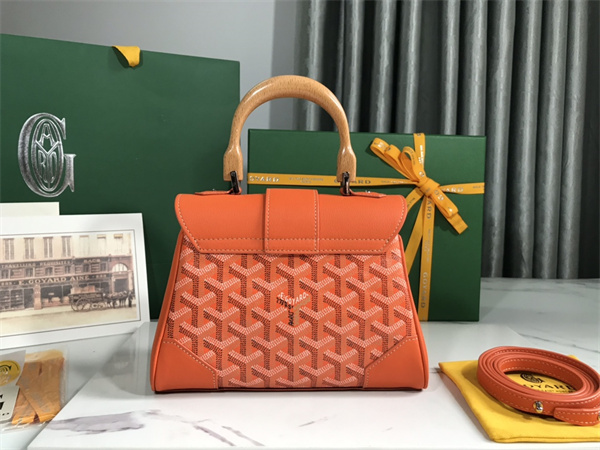 Goyard Saigon Souple Mini Bag Goyardine Canvas & Chevroches Calfskin