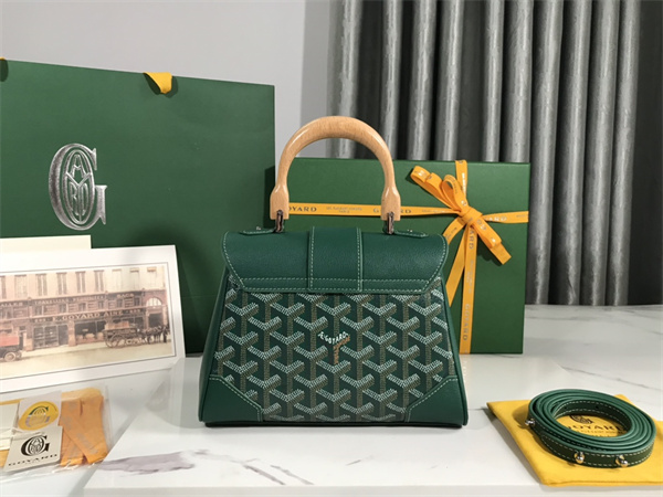Goyard Saigon Souple Mini Bag Goyardine Canvas & Chevroches Calfskin