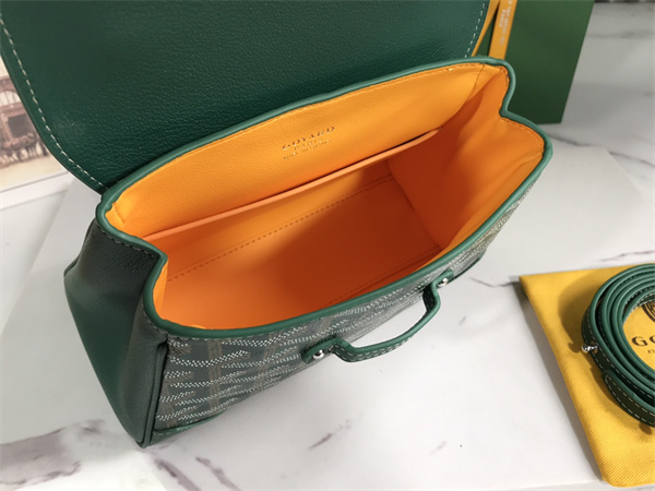 Goyard Saigon Souple Mini Bag Goyardine Canvas & Chevroches Calfskin