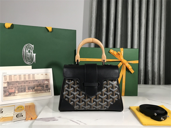 Goyard Saigon Souple Mini Bag Goyardine Canvas & Chevroches Calfskin