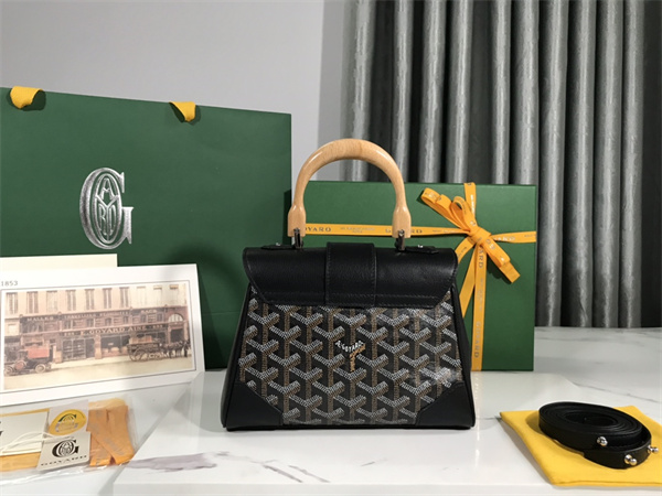 Goyard Saigon Souple Mini Bag Goyardine Canvas & Chevroches Calfskin