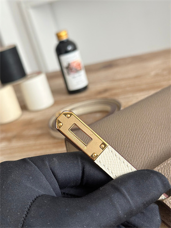 Hermes Kelly Mini II Bag Epsom Leather Etoupe/Craie HS