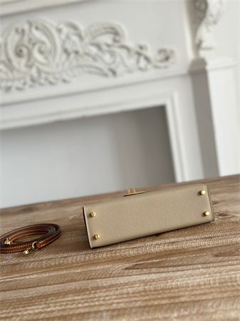 Hermes Kelly Mini II Bag Epsom Leather Trench/Gold HS