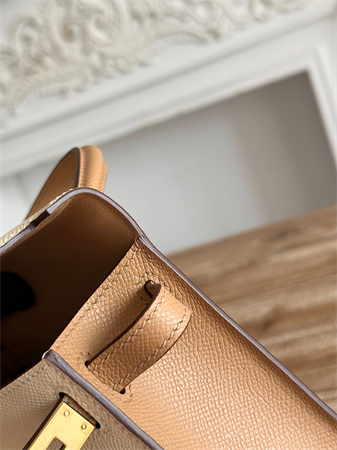 Hermes Kelly Mini II Bag Epsom Leather Craie/Chai HS