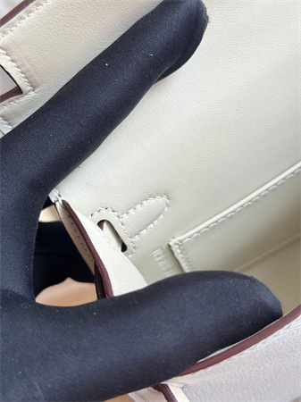 Hermes Kelly Mini II Bag Epsom Leather Blue Pale/Craie HS